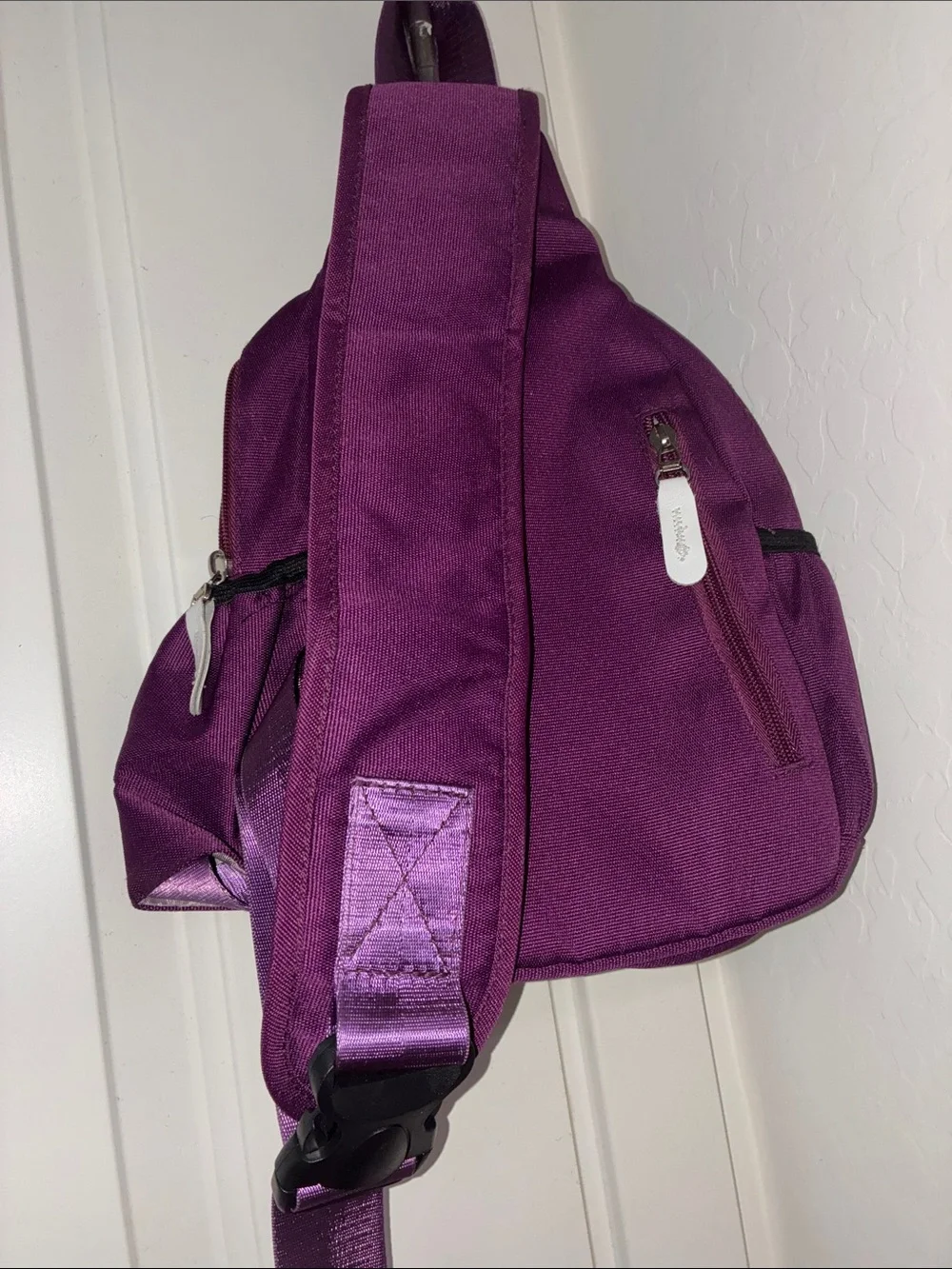 DUO MEI LUN Purple Sling Backpack